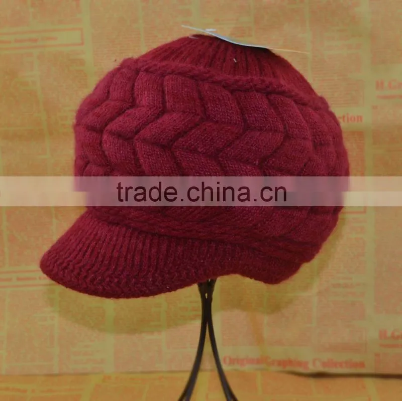 Fashion custom Mesh winter hat & beanie hat & knit hat, OEM welcome