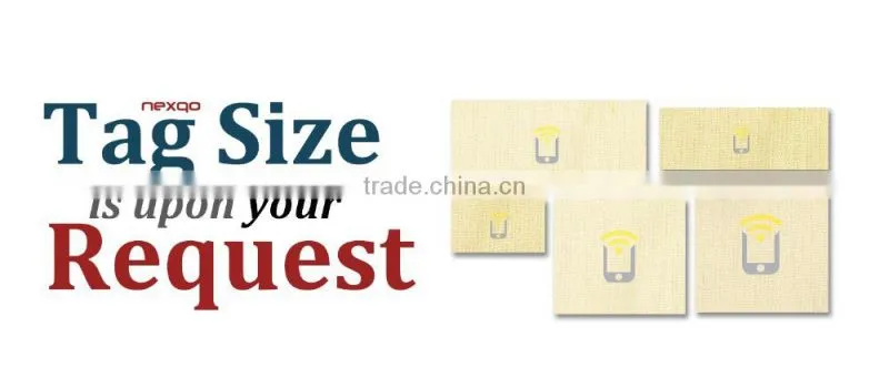Custom Logo Printing MIFARE Ultralight C Paper NFC Tag Sticker