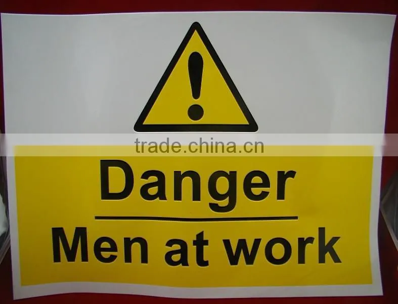 Cheap printing customized no smoking pvc sticker