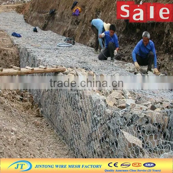 rock gabion wall