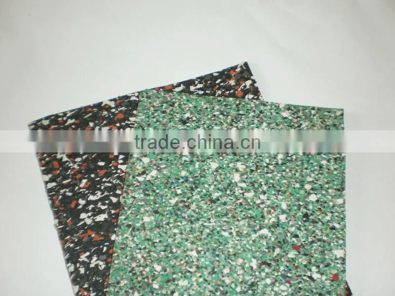colorful rubber safety tiles
