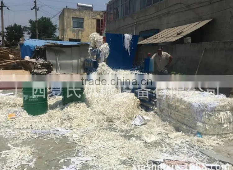 Small horizontal packing machine, small waste paper baler, balling machine for sale