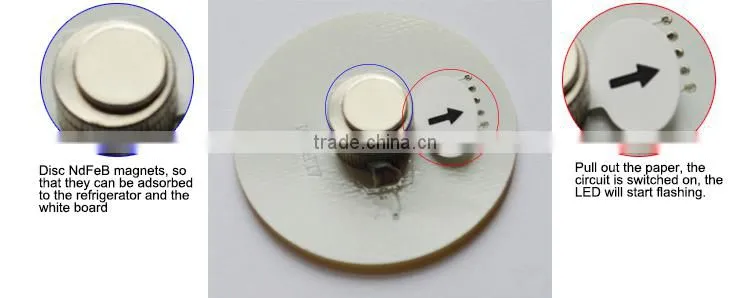 custom led fridge magnet for different countries