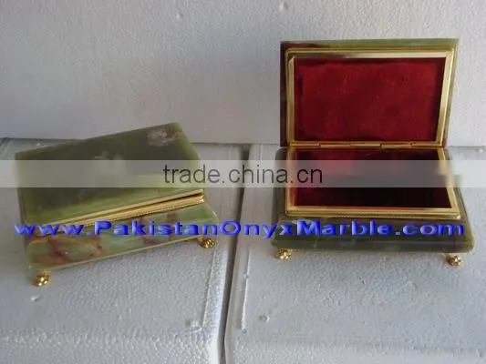 NEW STYLISH JEWELRY BOXES ONYX MARBLE HANDICRAFTS