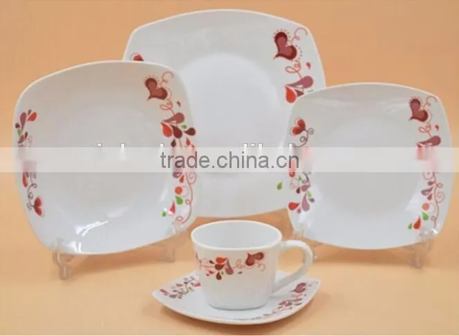 Home Goods Porcelain Square Dinnerware Sets