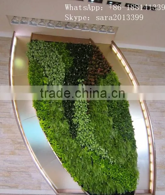 Home wall decoration ,green foliage wall, grass mat for wall