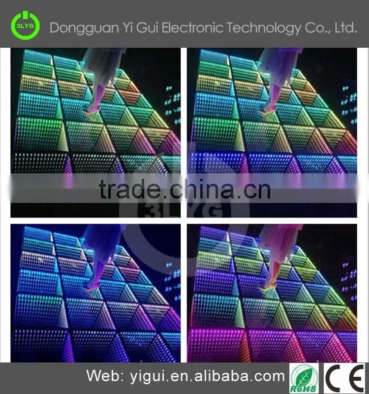 Factory price christmas led light stage lighting interactive panels led dance floor