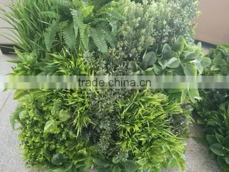 Fashion decorative ceiling tiles with artificial plants