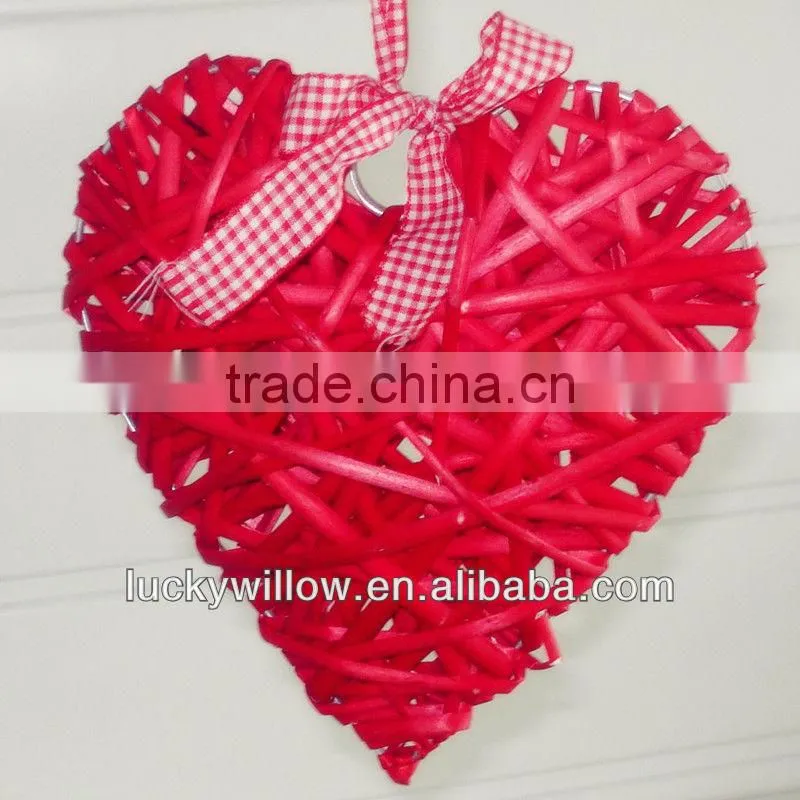 beautifu wicker Christmas decoration pendant 2016 shandong factory supplier