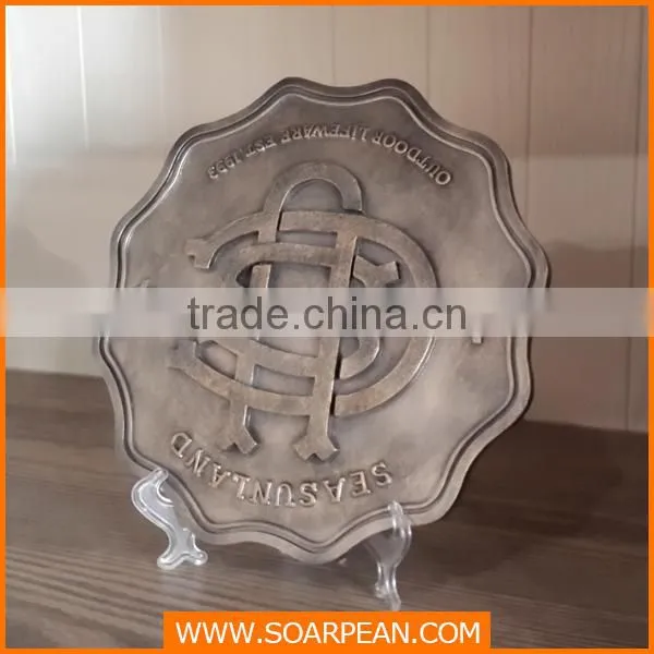 Custom Decorative Plate for Window Display props