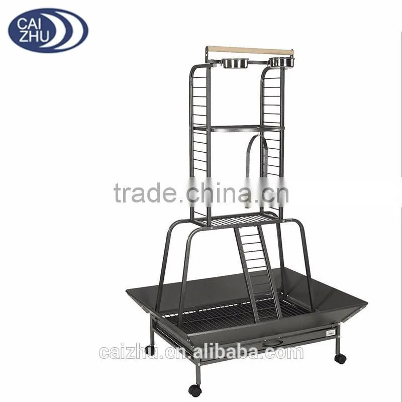 African Grey Macaw Cockatoo Parrot Play Stand Cage By Liberta Antique Colour