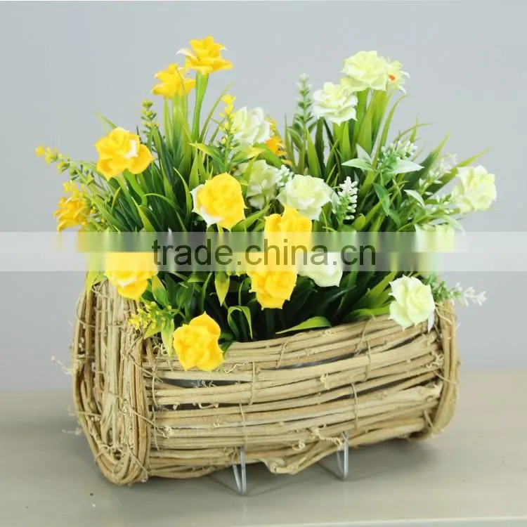 Handmade Nature Rattan Flower Planting Pots