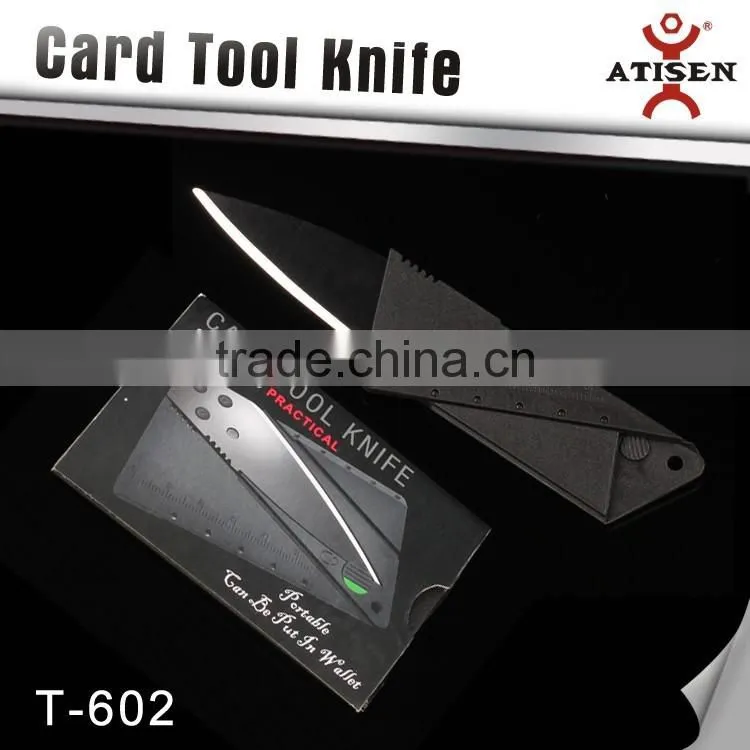 Hot Sale Folding Credit Card Knife Outdoor Survival Camping Multi Tools