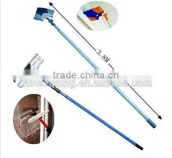 360 degree swivel corner brush, 0 risk eaves broom,9years factory ceiling broom,