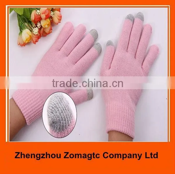 Black Acrylic Touch Screen Gloves For Smartphone ZMR720