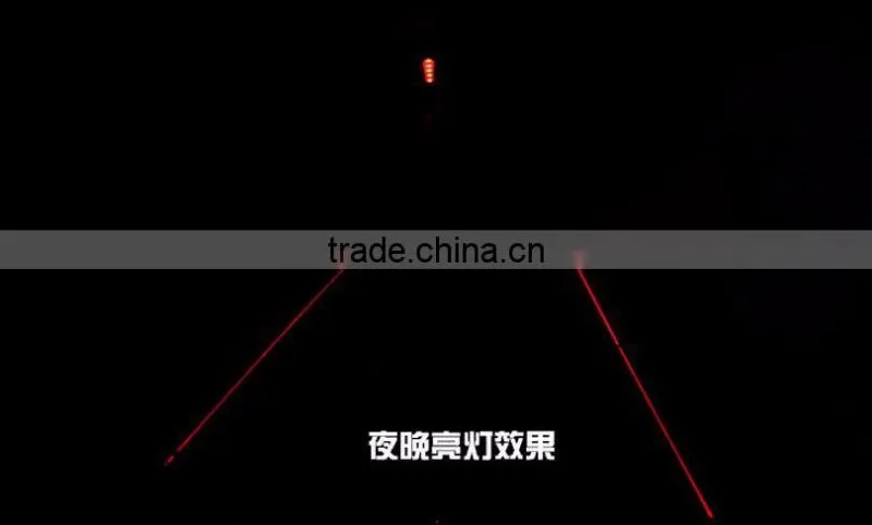 Bicycle laser taillight