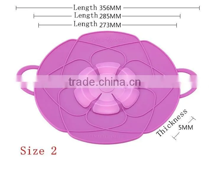 Silicone Pot Flower Silicone lid Spill Stopper Silicone Lid Cover