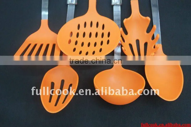 Nylon kitchen Utensil series w/stainless steel handle