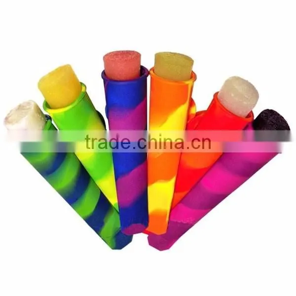 LFGB approved BPA free silicone popsicle molds, silicone ice pop molds