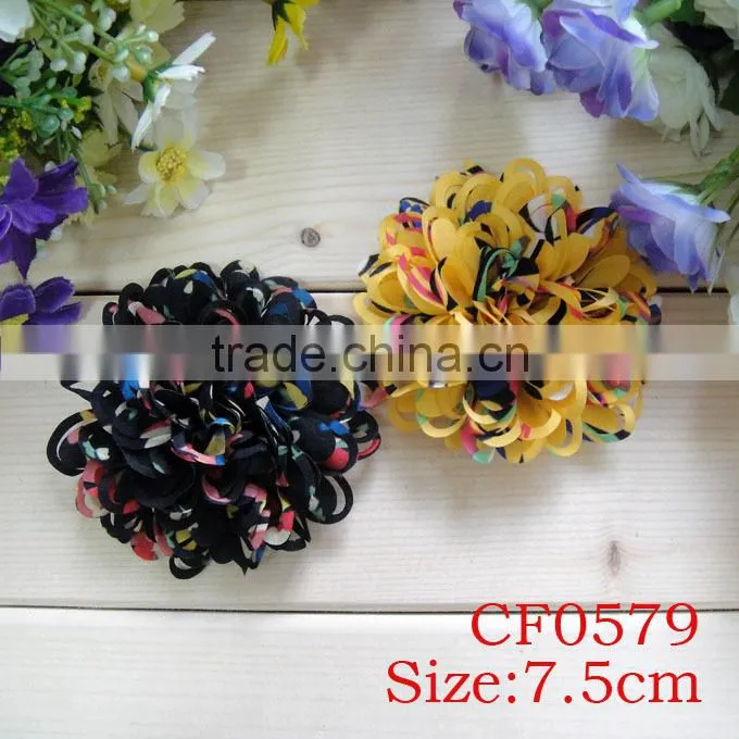 CF 0729 Teenage mini cheap boutique sequin wholesale hair bows