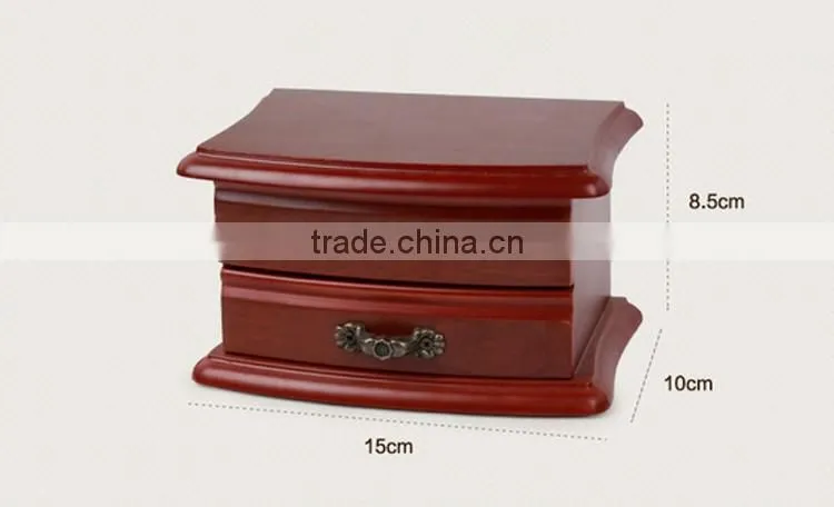 Nice -looking finish lovelyHot Selling luxury wooden mdf jewelry box glossy jewellery display box wood