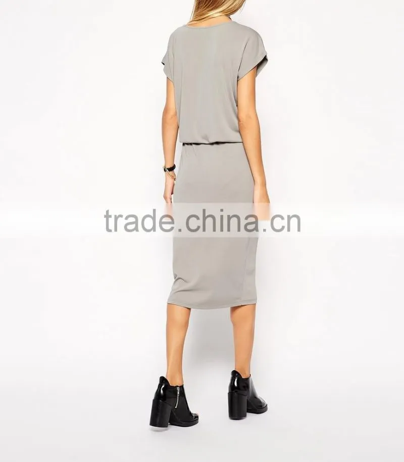 new elegant fashion lady prom party dress quality factory wholesale long dress with slit