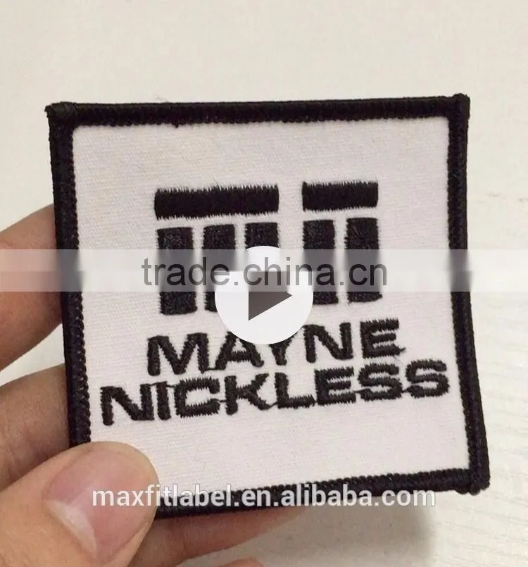 2016 Factory direct wholesale custom high quality embroidery patch