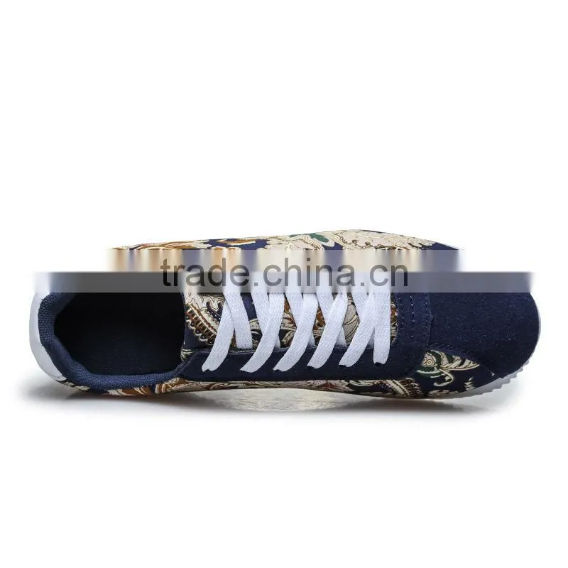 fashion autum running shoe sport men, good quality leather male sport shoes running cortez for men jogging