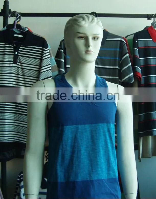 factory men's tank top stripe made in china