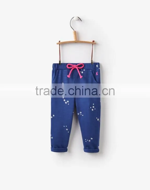 Quick Dry Kids And Girls Pant Fashion New Style Soft Textile Pants Design Baby Fashion Trousers