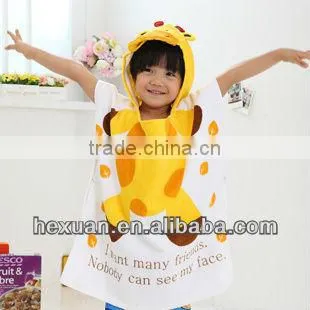 high quality baby animal towels in cotton material