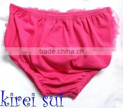 Baby Hot Pink Ruffles Chiffon Bloomers Panties T55