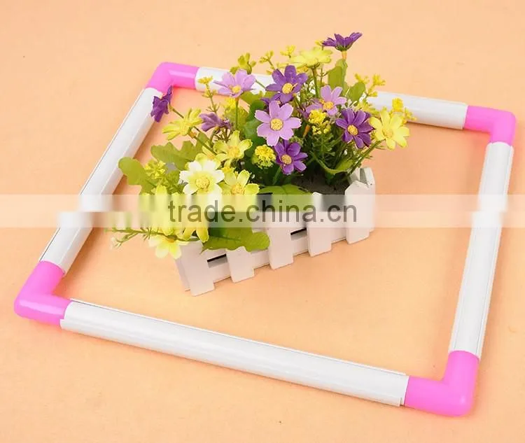 High Quality PVC Colorful Embroidery Hoop, Plastic Hoop For embroidery, Textile Round Hoop