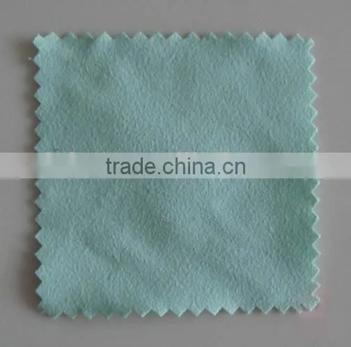 Supply Silver Jewelry Cleaning Gold Cleaner Polishing Cloth 80x80mm Cheapest Double Sides Cotton Flannels Fabric