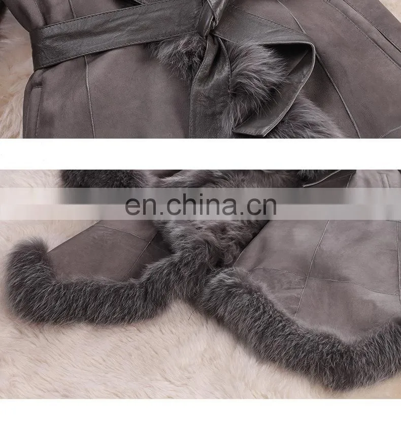 2016 Fashion Russian Long Style Mongolian Sheep Fur Coats