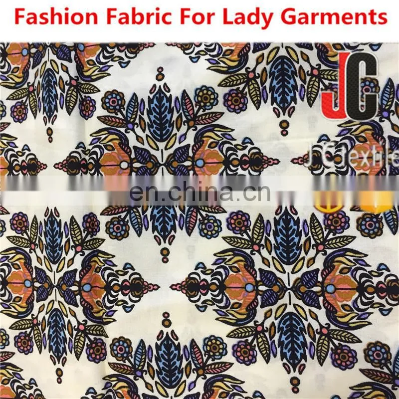 shaoxing textile new fashion 100% print viscose fabric clothing printing