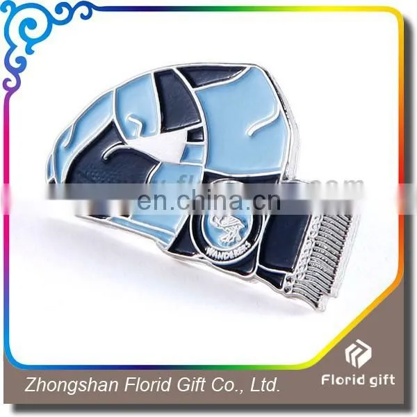 Nice souvenir gift metal badge with custom logo/name for promotion
