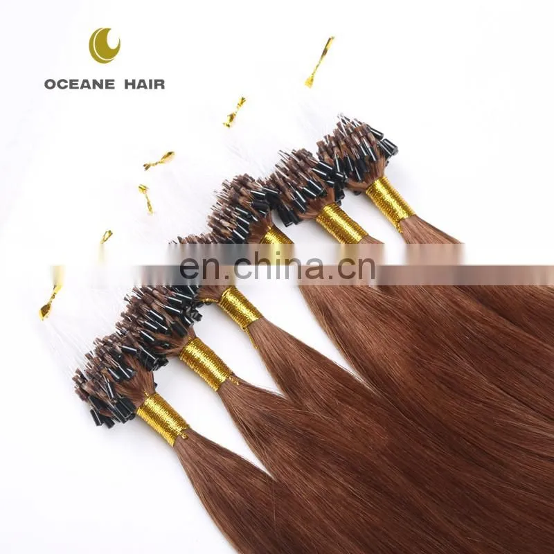 double drawn human hair Indian cheap 2g micro loop hair Keratin hair