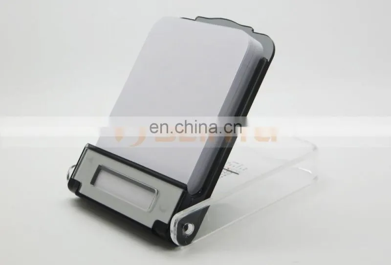 Foldalbe Business Gifts Transparent PP Sticky Notes Box Customized Logo