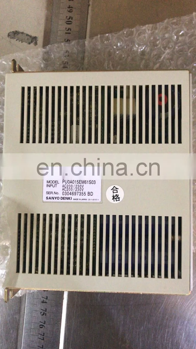 Competitive Price AC Servo Motor Original Sanyo Denki PU0A015EM61503 For CNC Machine Part