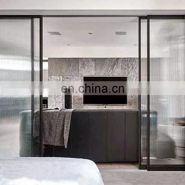 3-8mm waterfall pattern glass design