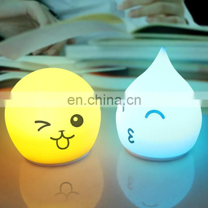 2020 Christmas gift silicone pat light lamp dimmable RGB lights lamp for kids