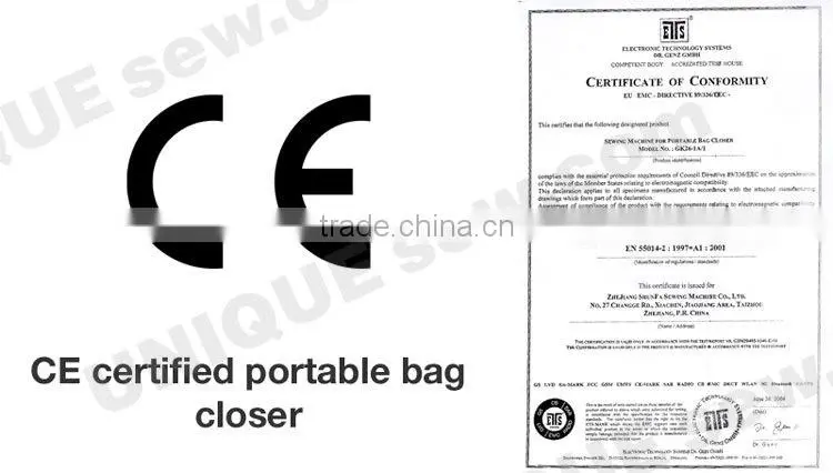 Newlong NP-7A portable bag closing machine