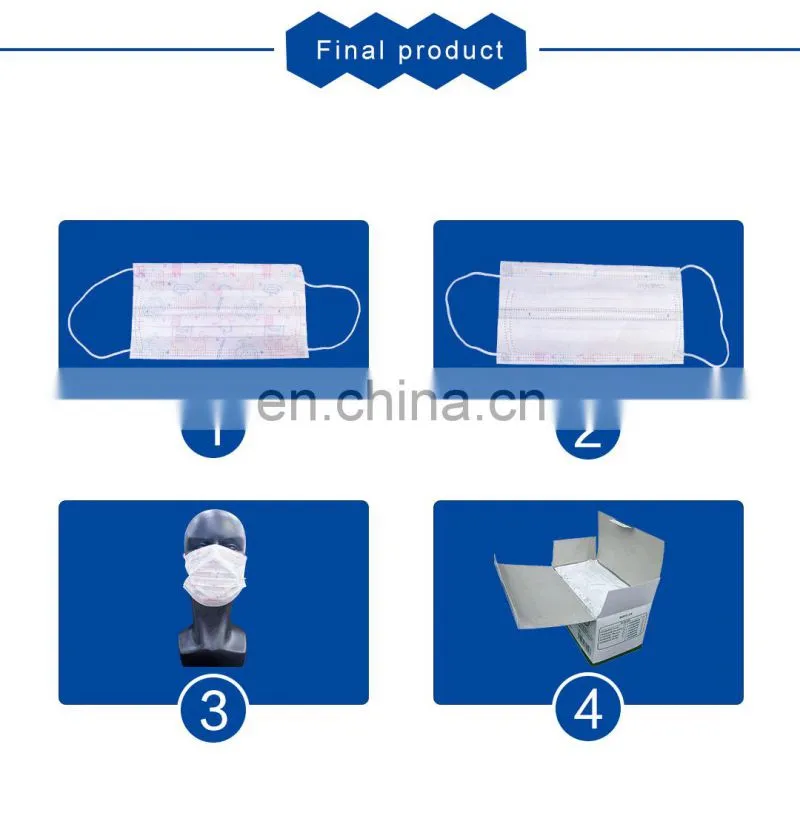 Automatic Mask Making Disposable Medical Surgical Face Mask Packing Machine