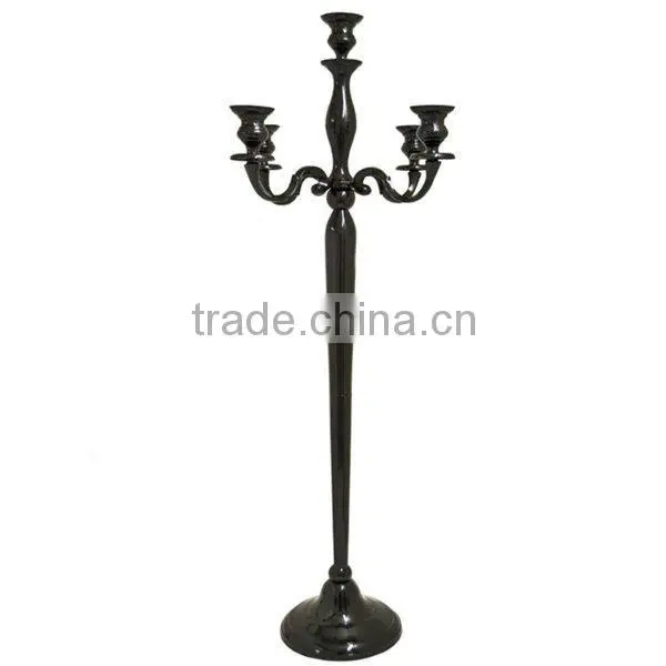 Flower Bowl Centerpiece Wedding Candelabra With Silver Finish