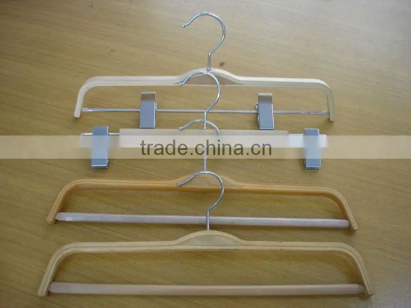 WF40 light and handy laminated wooden hanger for pants