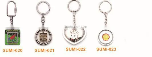 Custom LOGO design metal name sublimation blank keychain/keyring