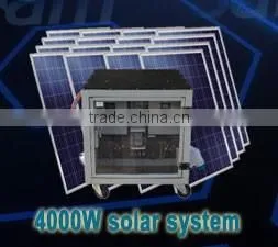 Off-grid 4000W solar panel system for home