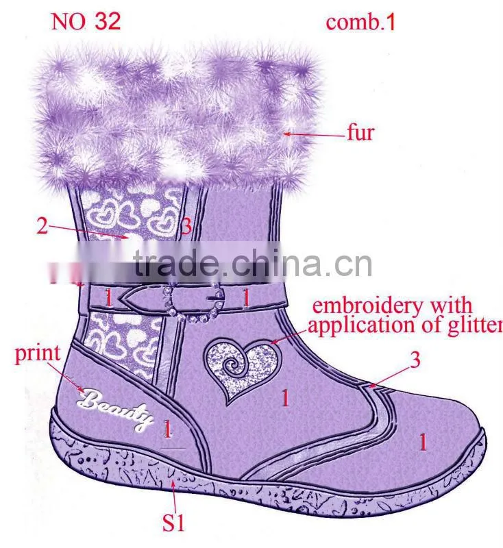 2014 fashion winter snow boot