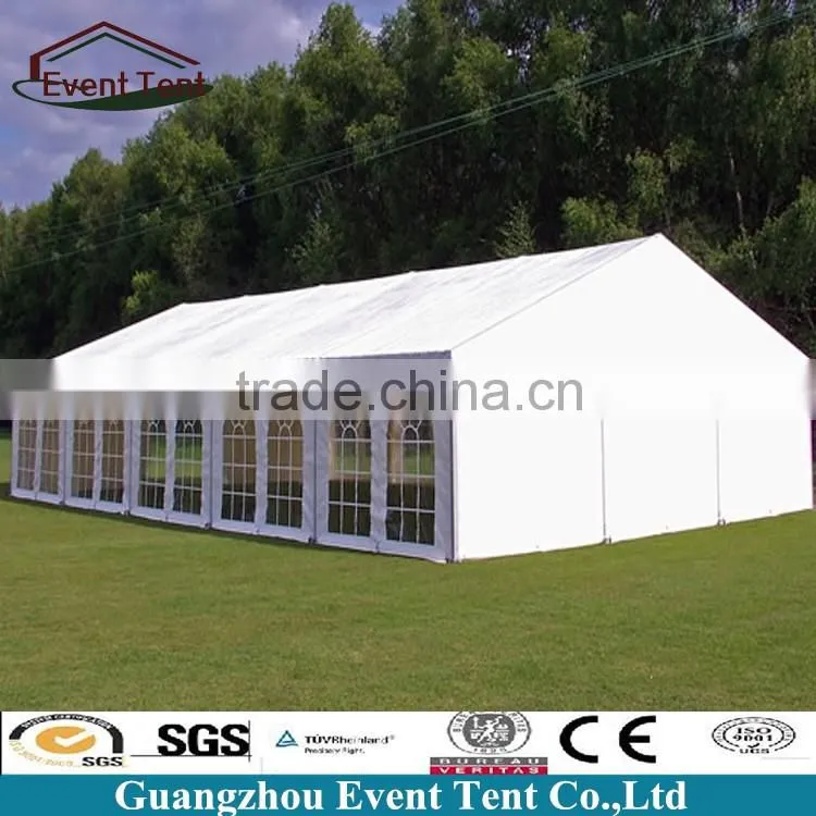 large aluminium frame pvc party tent with transparent windows